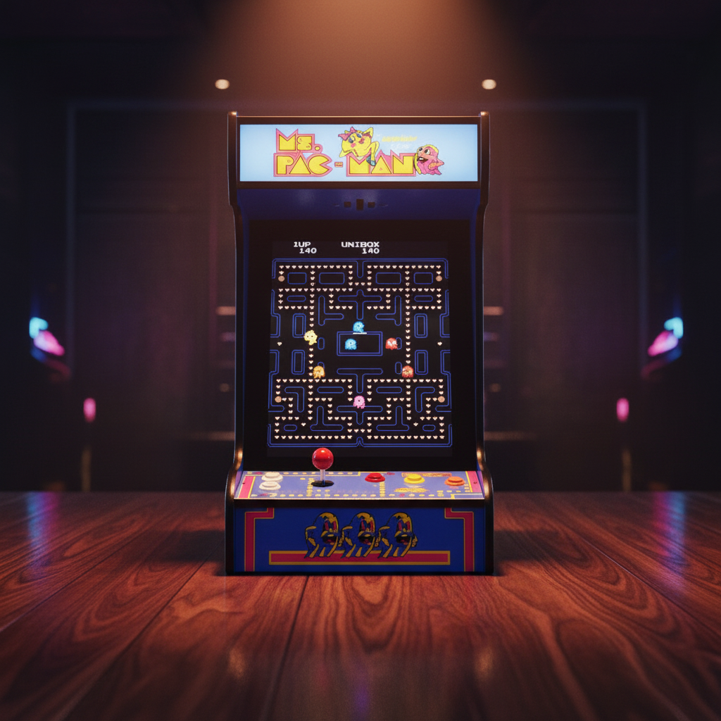 412 Classic Retro Games Tabletop Arcade Machine by (Blue)